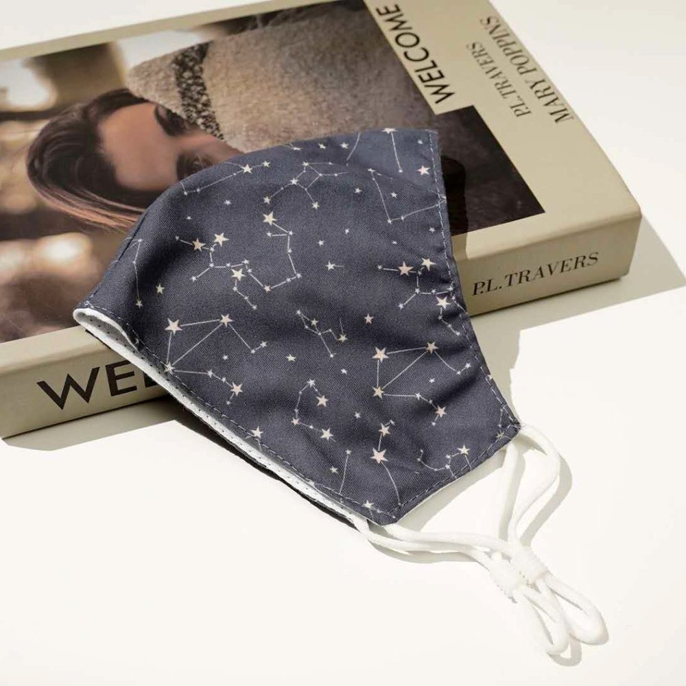 Double-Layer Dots Cotton Washable Face Mask